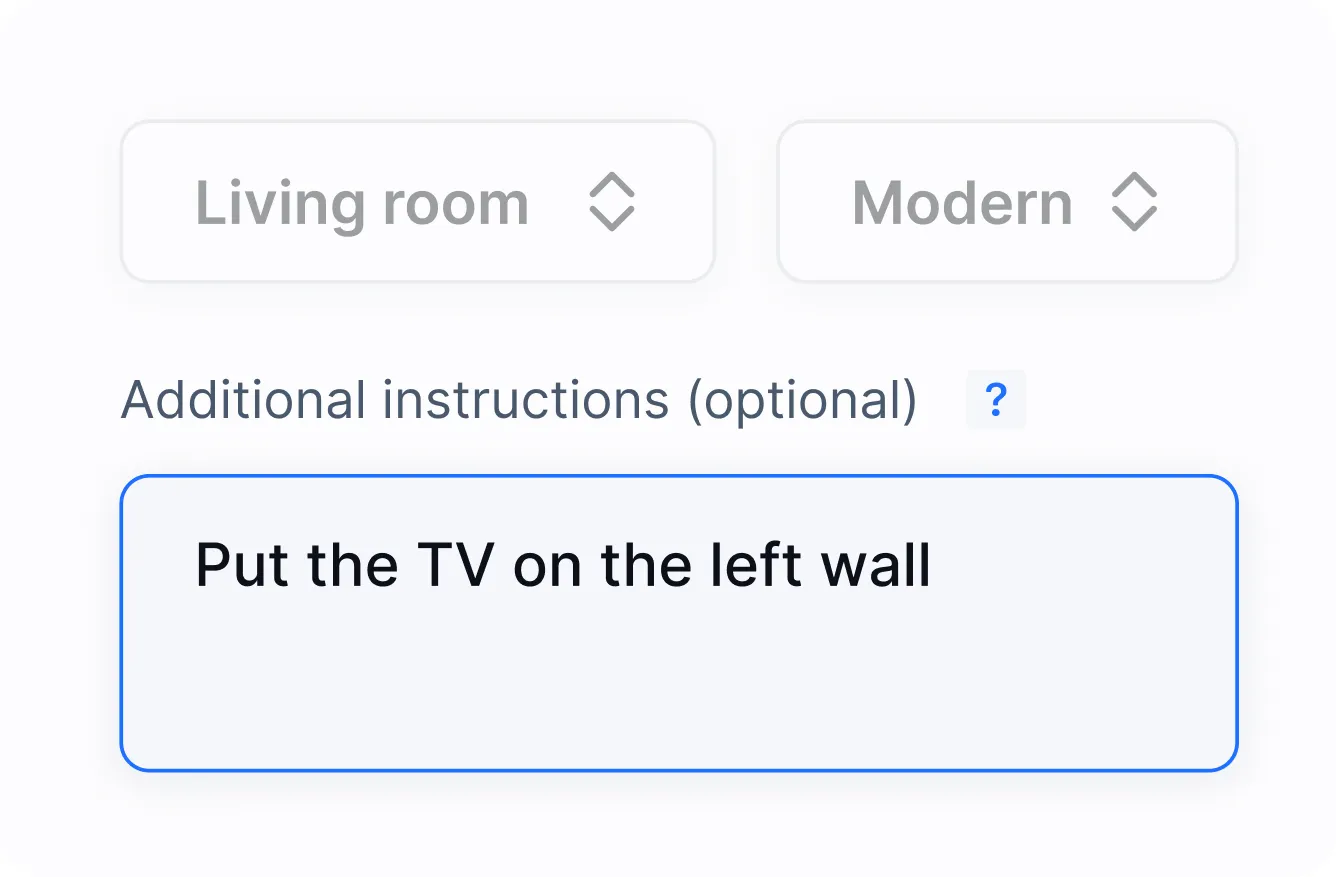 Advanced AI staging controls screenshot